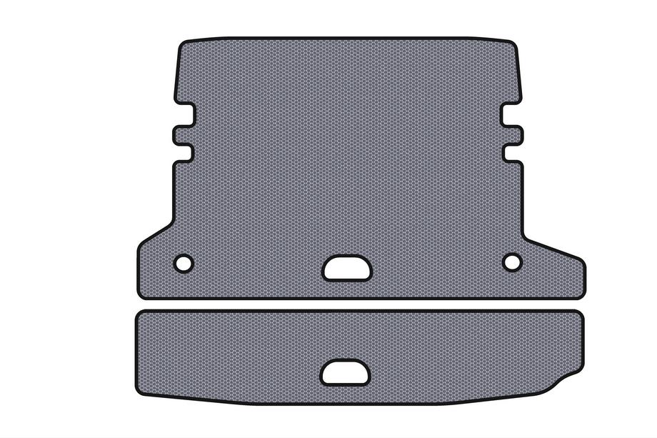 BMW 3 Series F30/F31 2012-2019 Gumowa mata do bagażnika Carsuit V-2 (do F-31, szary) Image