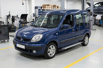 Renault Kangoo 1998-2008 Progi Boczne Line (2 szt., Aluminium) zdjęcia 1