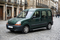 Renault Kangoo 1998-2008 Progi Boczné Duru (2 szt., Aluminium) zdjęcia 1