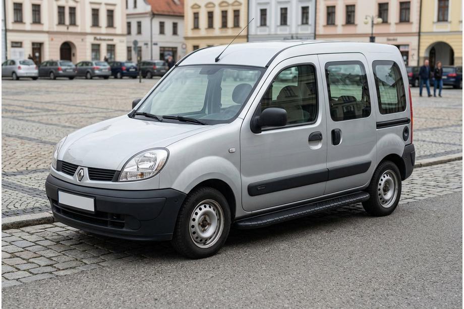 Renault Kangoo 1998-2008 Progi Boczné Bosphorus Black (2 szt., Aluminium) Image