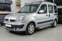 Renault Kangoo 1998-2008 Progi Boczné Rainbow (2 szt., Aluminium) zdjęcia 1