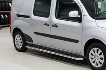 Renault Kangoo 2008–2020 Progi Boczne Maydos V1 (2 szt., Aluminium i Stal Nierdzewna) zdjęcia 1