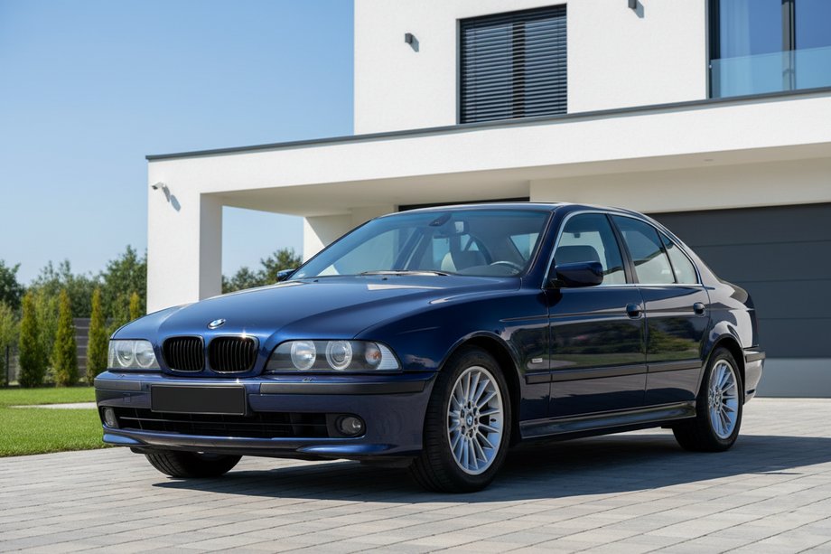 BMW 5 Series E39 1996-2003 Kratki nerek 1-Bar (2000-2003, czarny połysk) Image