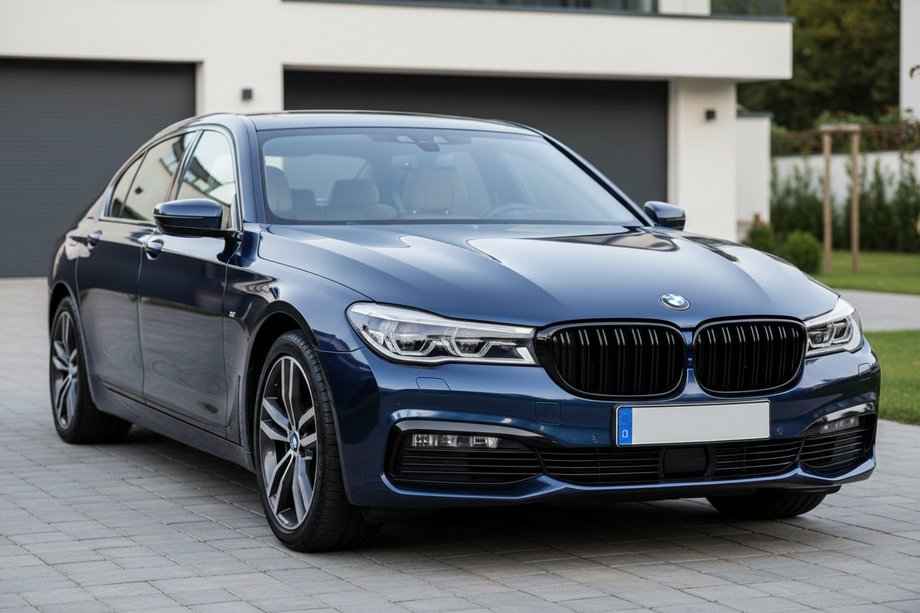 BMW 7 Series G11/G12 2015-2022 Atrapy M-Look (2016-2019, Czarny Połysk) Image