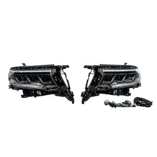 Reflektory Przednie Lexus-Design-3-LED V2 (2017+, Zestaw 2 szt.) Toyota Land Cruiser Prado 150 2009-2023 zdjęcia 1