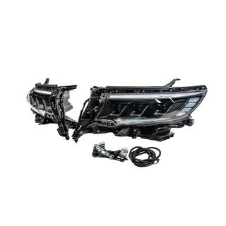 Reflektory Przednie Lexus-Design-3-LED V2 (2017+, Zestaw 2 szt.) Toyota Land Cruiser Prado 150 2009-2023 zdjęcia 2