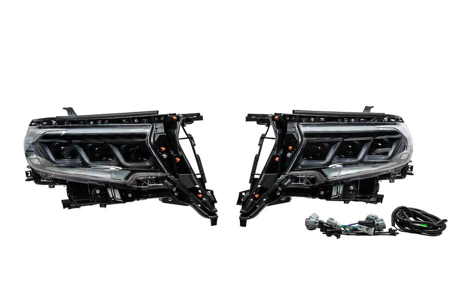 Toyota Land Cruiser Prado 150 2009-2023 Reflektory Przednie Lexus-Design-3-LED V2 (2017+, Zestaw 2 szt.) Image