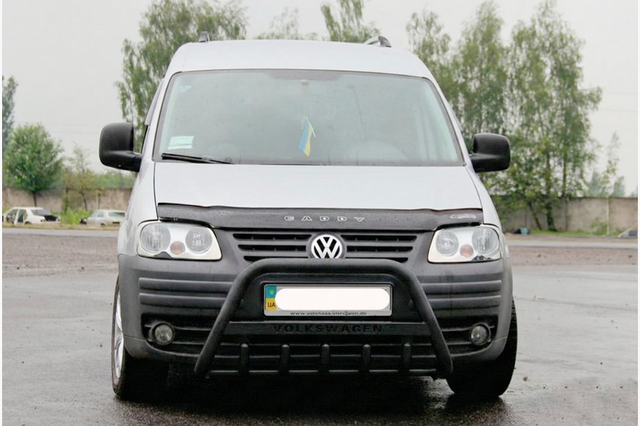 Volkswagen Caddy 2004-2010 Pałąk Przedni WT004 Czarny (Stal Nierdzewna) Zdjęcia 2