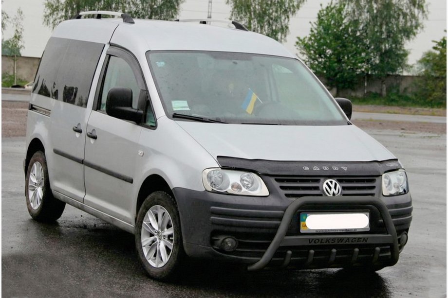 Volkswagen Caddy 2004-2010 Pałąk Przedni WT004 Czarny (Stal Nierdzewna) Zdjęcia 3