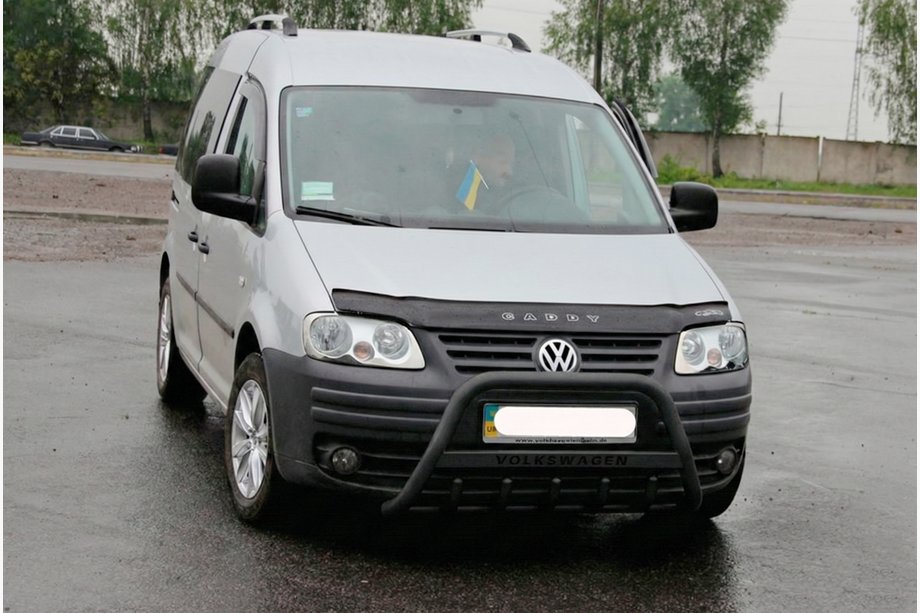 Volkswagen Caddy 2004-2010 Pałąk Przedni WT004 Czarny (Stal Nierdzewna) Zdjęcia 4