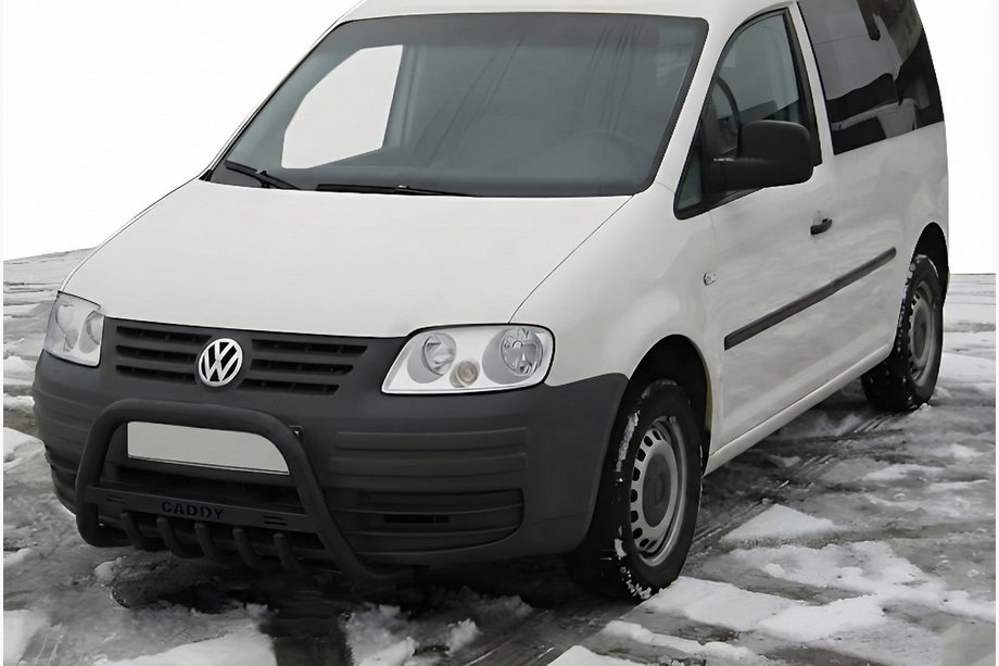 Volkswagen Caddy 2004-2010 Pałąk Przedni WT004 Czarny (Stal Nierdzewna) Image