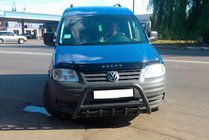 Volkswagen Caddy 2004-2010 Przedni Pałąk WT003 Czarny Stal Nierdzewna zdjęcia 3
