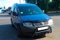 Volkswagen Caddy 2004-2010 Przedni Pałąk WT003 Czarny Stal Nierdzewna zdjęcia 4