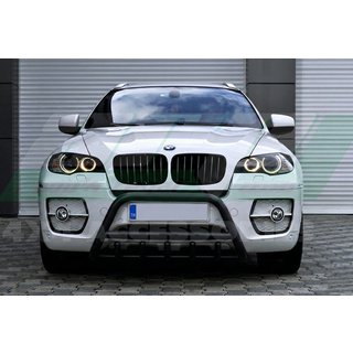 Przedni Pałąk WT003 Czarny Stal Nierdzewna BMW X5 E70 2007-2013 zdjęcia 2