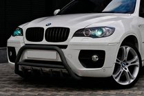 BMW X6 E71 2008–2014 Przedni Pałąk WT003 Czarny Stal Nierdzewna zdjęcia 1