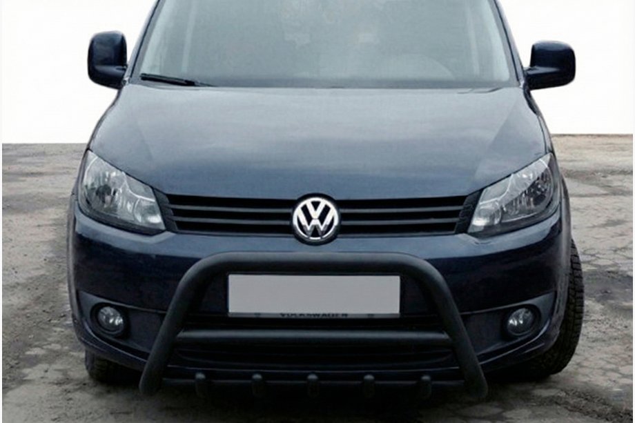 Volkswagen Caddy 2015-2020 Przedni Pałąk WT003 Czarny Stal Nierdzewna Image