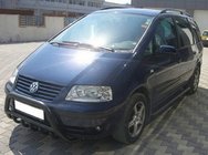Volkswagen Sharan 1995-2010 Przedni Pałąk WT003 Czarny Stal Nierdzewna zdjęcia 2