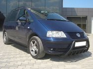 Volkswagen Sharan 1995-2010 Przedni Pałąk WT003 Czarny Stal Nierdzewna zdjęcia 3