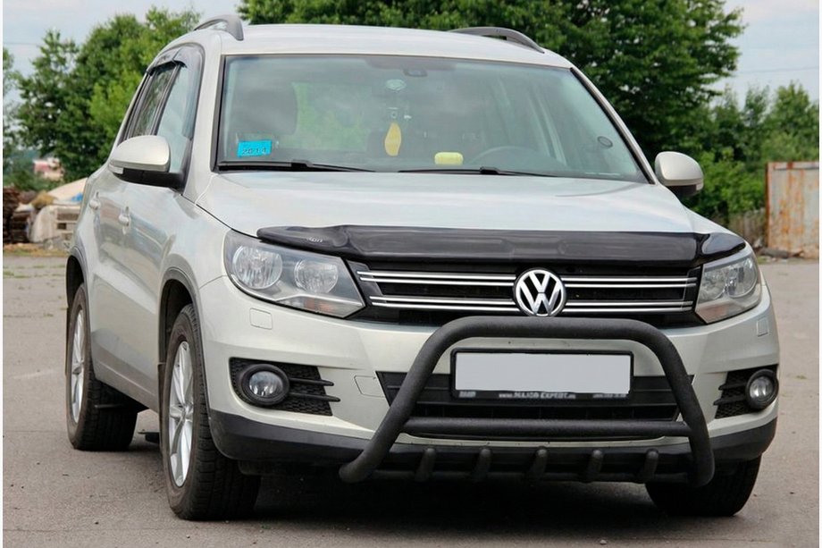 Volkswagen Tiguan 2007-2016 Przedni Pałąk WT003 Czarny Stal Nierdzewna Image