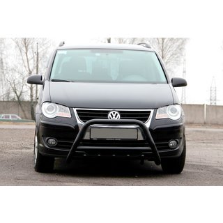 Przedni Pałąk WT003 Czarny Stal Nierdzewna Volkswagen Touran 2003-2010 zdjęcia 2