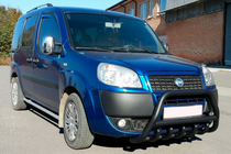 Fiat Doblo I 2005-2010 Przedni Pałąk WT003 Czarny Stal Nierdzewna zdjęcia 1