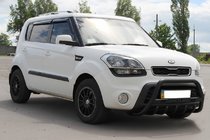 Kia Soul I 2008-2013 Pałąk Przedni WT004 Czarny (Stal Nierdzewna) zdjęcia 2