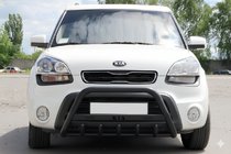 Kia Soul I 2008-2013 Pałąk Przedni WT004 Czarny (Stal Nierdzewna) zdjęcia 1