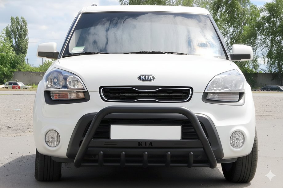 Kia Soul I 2008-2013 Pałąk Przedni WT004 Czarny (Stal Nierdzewna) Image