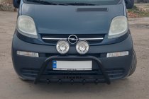Opel Vivaro 2001–2015 Pałąk Przedni WT004 Czarny (Stal Nierdzewna) zdjęcia 1