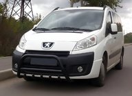Peugeot Expert 2007-2016 Przedni Pałąk WT003 Czarny Stal Nierdzewna zdjęcia 1