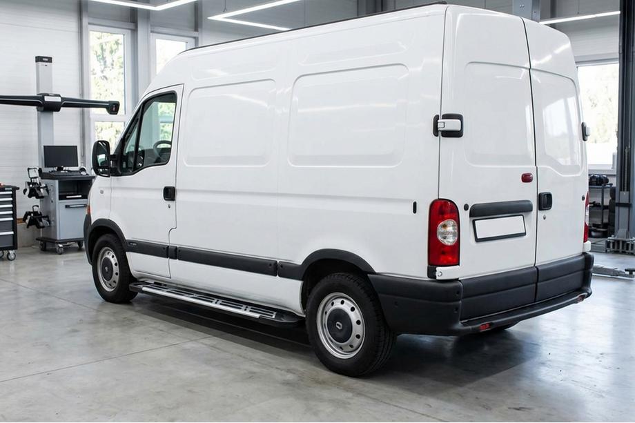 Renault Master 1998-2010 Progi Boczné Sunrise (2 szt., Aluminium) Image