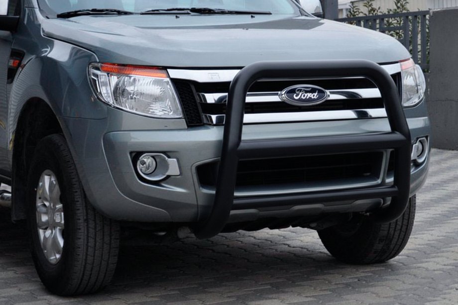 Ford Ranger 2011–2022 Osłona Przednia WT018 Czarna (Stal Nierdzewna) Image