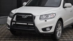Hyundai Santa Fe 2 2006-2012 Pałąk Przedni WT018 Czarny (Stal Nierdzewna) zdjęcia 1