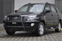 Kia Sportage 2004-2010 Pałąk Przedni WT018 Czarny (Stal Nierdzewna) zdjęcia 1