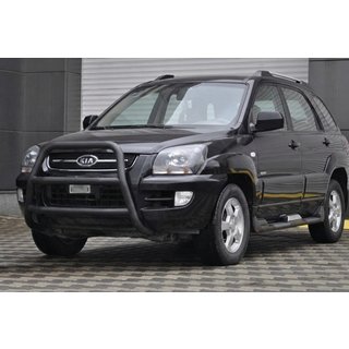 Pałąk Przedni WT018 Czarny (Stal Nierdzewna) Kia Sportage 2004-2010 zdjęcia 1