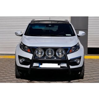 Pałąk Przedni WT018 Czarny (Stal Nierdzewna) Kia Sportage 2010-2015 zdjęcia 1