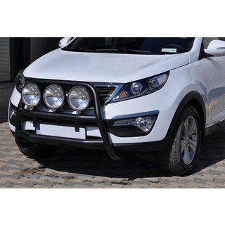 Pałąk Przedni WT018 Czarny (Stal Nierdzewna) Kia Sportage 2010-2015 zdjęcia 3