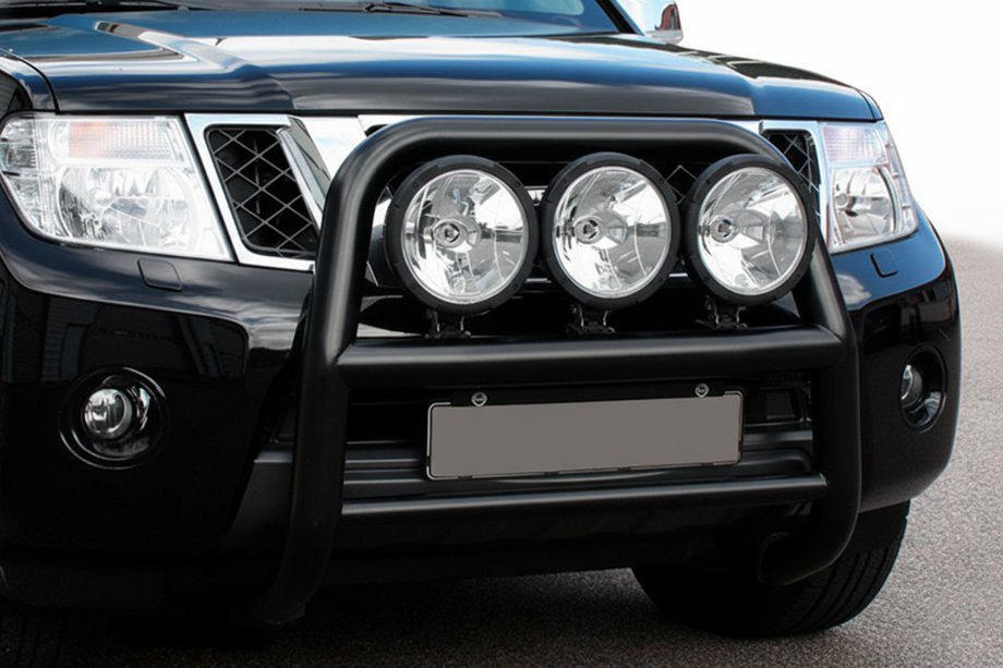 Nissan Navara 2006-2015 Pałąk Przedni WT018 Czarny (Stal Nierdzewna) Image