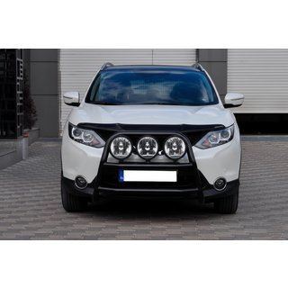 Pałąk Przedni WT018 Czarny (Stal Nierdzewna) Nissan Qashqai 2014-2021 zdjęcia 2