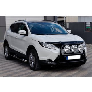 Pałąk Przedni WT018 Czarny (Stal Nierdzewna) Nissan Qashqai 2014-2021 zdjęcia 3
