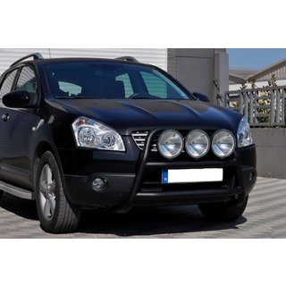 Pałąk Przedni WT018 Czarny (Stal Nierdzewna) Nissan Qashqai 2007-2010 zdjęcia 2