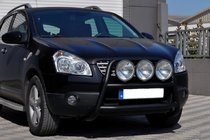 Nissan Qashqai 2010-2014 Pałąk Przedni WT018 Czarny (Stal Nierdzewna) zdjęcia 3