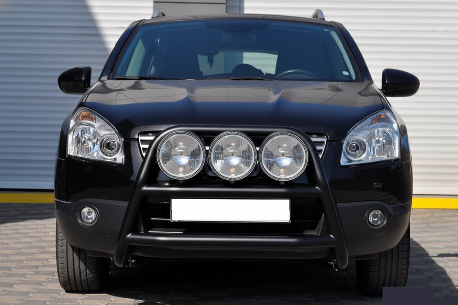 Nissan Qashqai 2010-2014 Pałąk Przedni WT018 Czarny (Stal Nierdzewna) Image