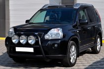 Nissan X-trail T31 2007-2014 Osłona Przednia WT018 Czarna (Stal Nierdzewna) zdjęcia 2