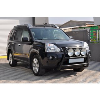 Osłona Przednia WT018 Czarna (Stal Nierdzewna) Nissan X-trail T31 2007-2014 zdjęcia 3