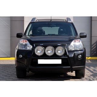 Osłona Przednia WT018 Czarna (Stal Nierdzewna) Nissan X-trail T31 2007-2014 zdjęcia 1