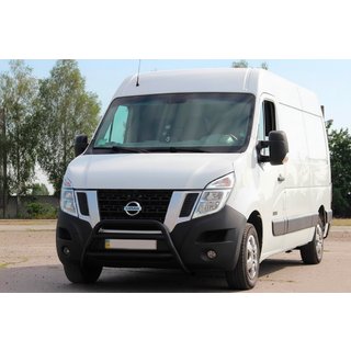 Pałąk Przedni WT018 Czarny (Stal Nierdzewna) Nissan NV400 2010-2024 zdjęcia 2