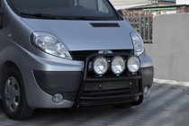 Nissan Primastar 2002-2014 Pałąk Przedni WT018 Czarny (Stal Nierdzewna) zdjęcia 4
