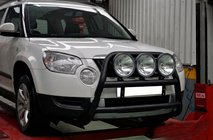 Skoda Yeti 2009-2017 Pałąk Przedni WT018 Czarny (Stal Nierdzewna) zdjęcia 2