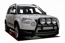Skoda Yeti 2009-2017 Pałąk Przedni WT018 Czarny (Stal Nierdzewna) zdjęcia 1